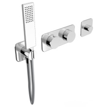 Brass Concealed Thermostatic 3-way Shower Set modern bathroom bath rain shower with two fragrance capsules